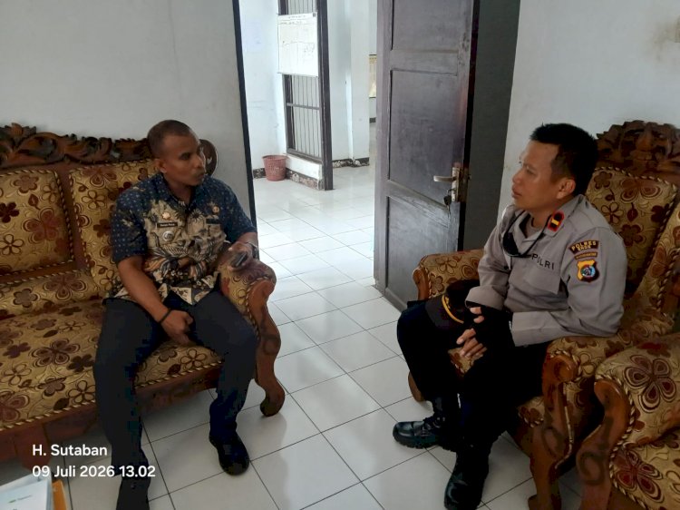 Perkuat Koordinasi Lintas Sektoral, Kapolsek Ende Sambangi Camat Ende Timur dan Ende Tengah