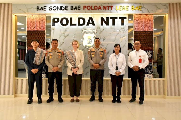 Perkuat Hubungan Bilateral, Polda NTT Terima Kunjungan Konsul Inggris