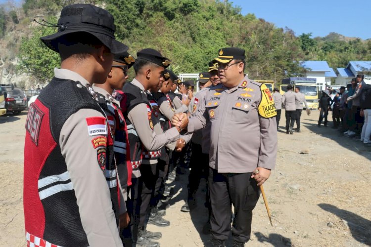 ​Apresiasi Pengabdian Kemanusiaan, Kapolres Ende Pimpin Apel Pelepasan Personel BKO Polda NTT dalam Operasi Aman Nusa II
