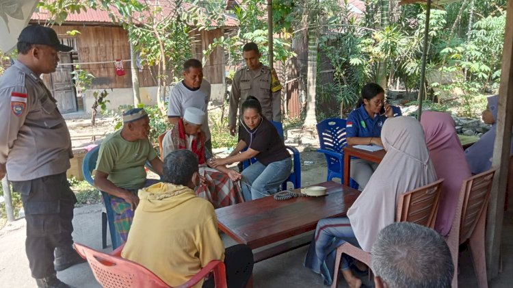 Respon Cepat Polres Ende Polda NTT, Keluhan Warga Rukuramba saat Jumat Curhat Langsung Ditindaklanjuti Sidokkes Polres Ende