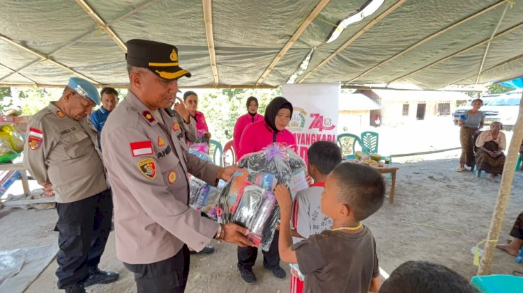 Ibu Ketua Umum Bhayangkari Terus Salurkan Bantuan Sosial dan Layanan Kesehatan untuk Korban Gempa di Ende