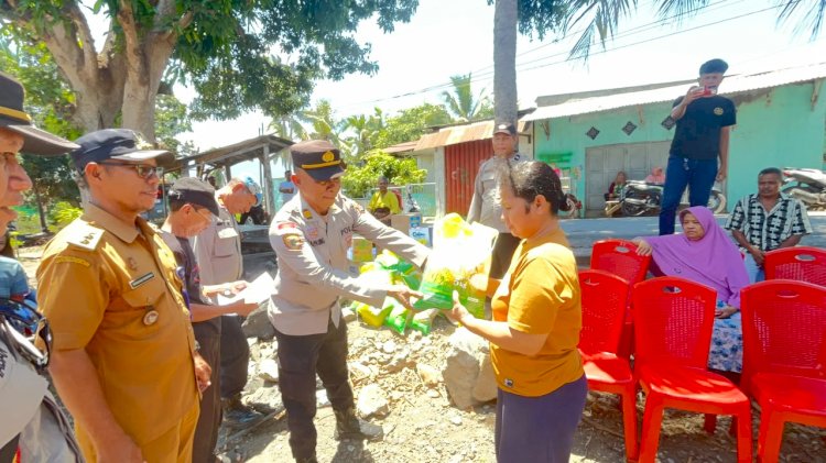 Bantu Korban Gempa Terus Mengalir dari Ketua Umum Bhayangkari, Lurah Rukun Lima Apresiasi Kepedulian Polri dan Bhayangkari