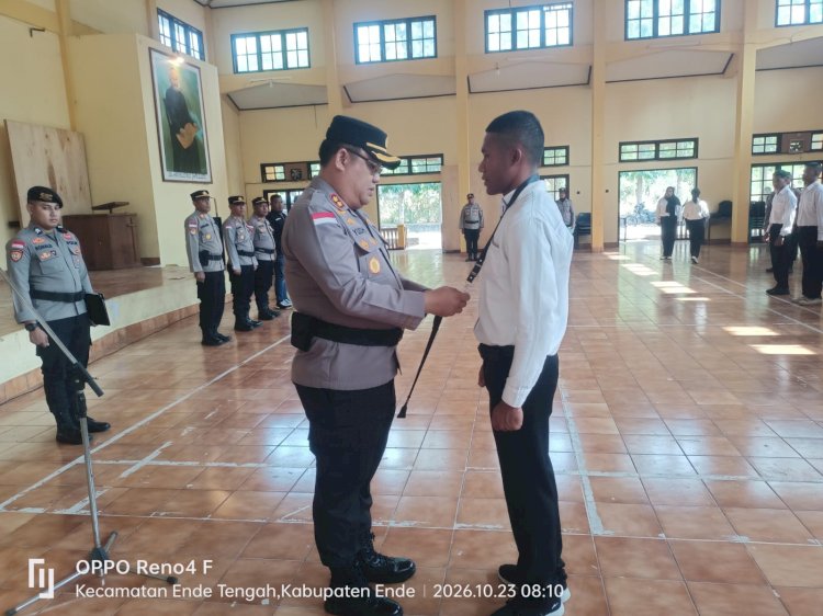 Perkuat Pengamanan Swakarsa, Polres Ende Polda NTT Resmi Buka Pelatihan Gada Pratama Gelombang XV Tahun 2026
