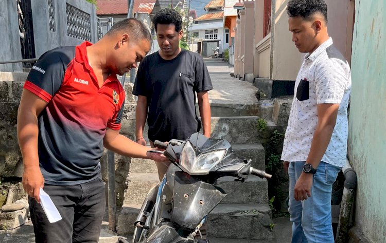 Warga Lapor Polisi Motor Parkir Berbulan Bulan, Penyidik Satreskrim Polres Ende Ungkap Motor Kasus Pencurian Tahun 2025