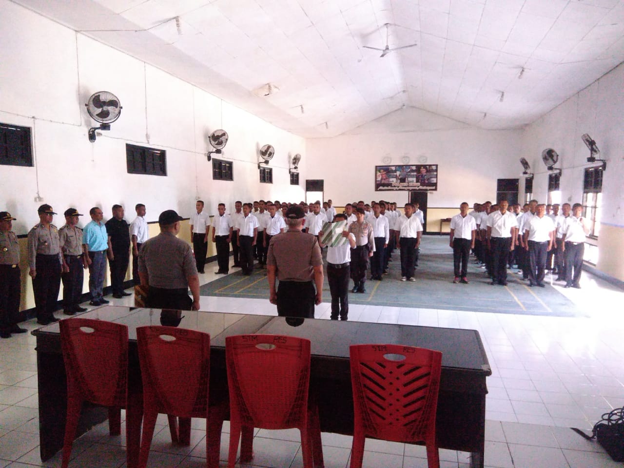 Pembukaan Pelatihan Dasar Satpam Garda Pratama Gelombang V Tahun 2019 Di Polres Ende
